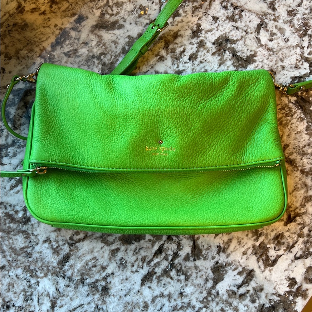 Kate Spade Vibrant Green Shoulder Bag